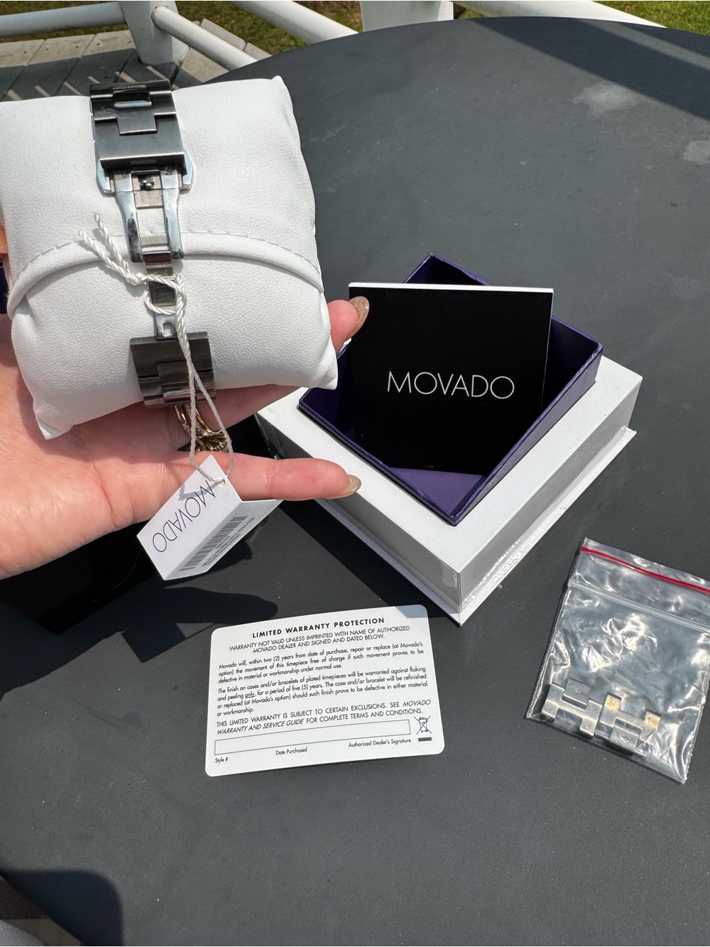 Movado Bold Women’s Gunmetal Watch - Picture 4 of 9